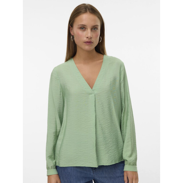 Vero Moda vmurli v-neck ls top wvn ga 10338835 mistletoe 06615.369.0067 large