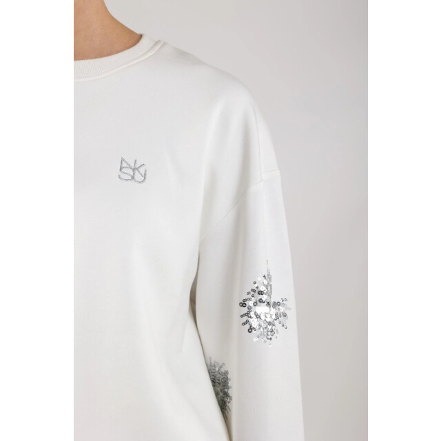Nukus Nks03069 17 suzanne pullover paillet off white NKS03069 17 large