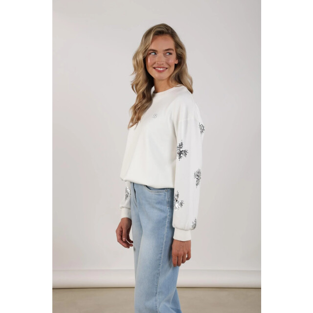 Nukus Nks03069 17 suzanne pullover paillet off white NKS03069 17 large