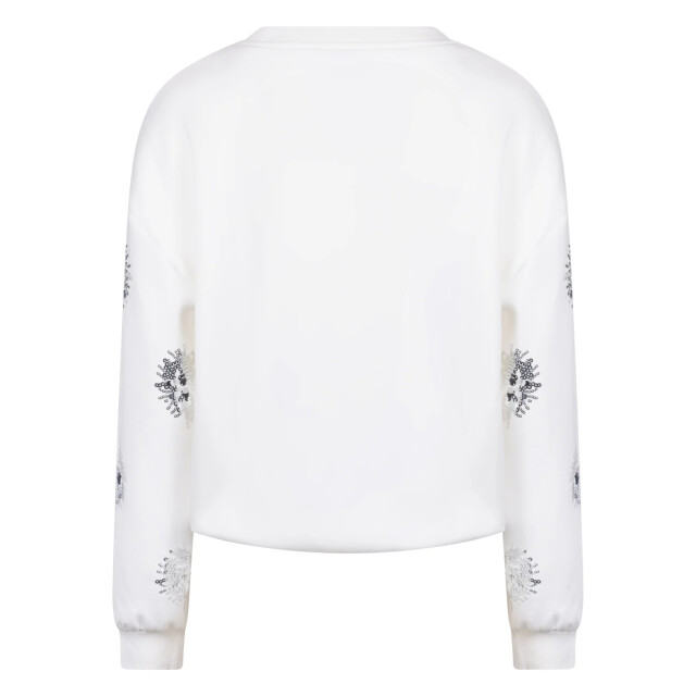 Nukus Nks03069 17 suzanne pullover paillet off white NKS03069 17 large