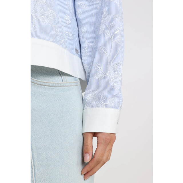 Nukus Nks02202 315 meave blouse embroidery offwhite/cloudy NKS02202 315 large