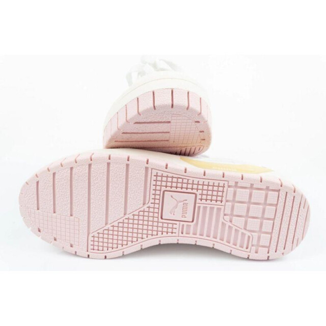 Puma Dames cali dream leren sportschoenen UTPP7010_whiteyellow large