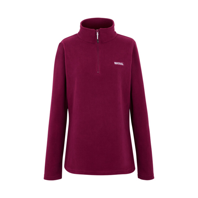 Regatta Geweldige outdoors dames sweetheart 1/4 zip fleece sweater UTRG1248_darkpimento large
