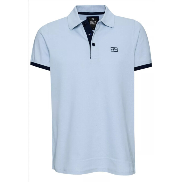 Rusty Neal heren polo marine korte mouw knoopsluiting RN3032-1-1-1-1-1-1 large