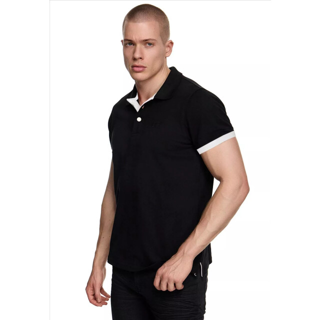 Rusty Neal heren polo wit korte mouw knoopsluiting RN3032-1-1-1-1 large