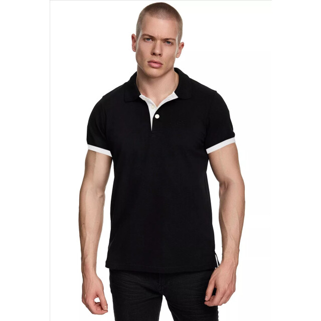 Rusty Neal heren polo wit korte mouw knoopsluiting RN3032-1-1-1-1 large