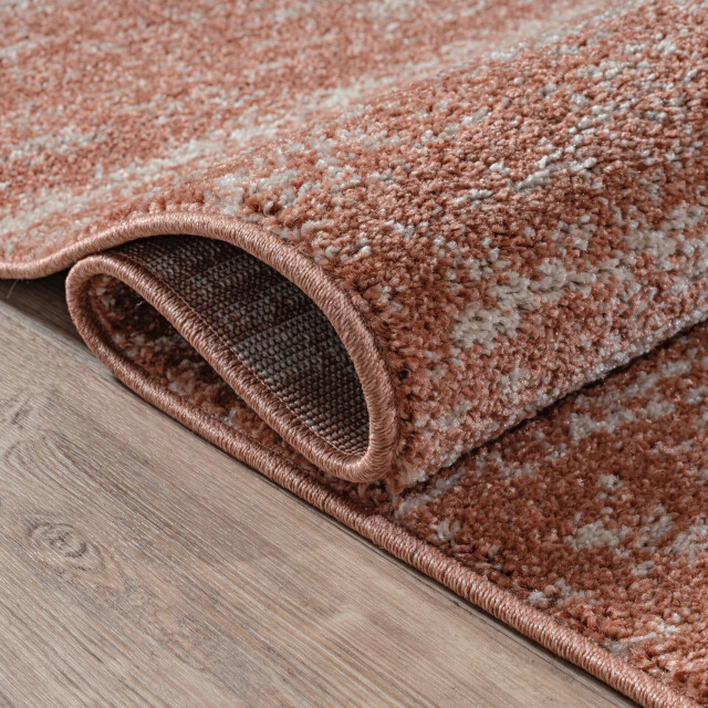 Muratap Relax oslo laagpolig effen vloerkleed modern tapijt terra oranje- 350x450 3504421 large