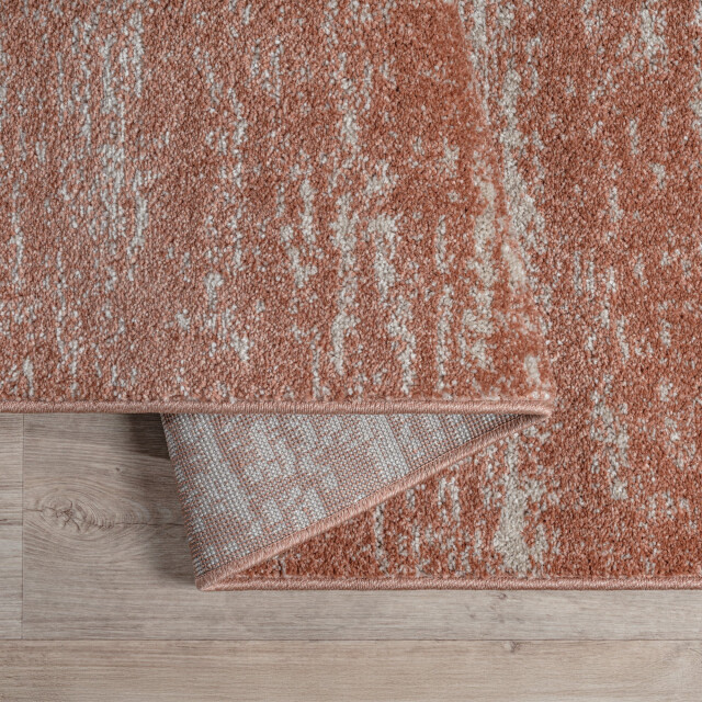 Muratap Relax oslo laagpolig effen vloerkleed modern tapijt terra oranje- 350x450 3504421 large