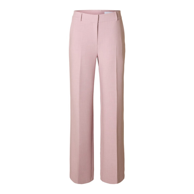 Selected Femme slwrita mw wide pant mel noos 16094206 bleached mauve 06541.625.0009 large