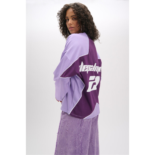 Refined Department R2602811917 ladies knitted oversized longsleeve batt R2602811917  Batt longsleeve large