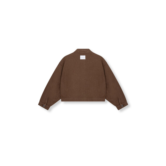 Refined Department R2602473889 ladies woven oversized studded jeans jacket honni R2602473889 ladies woven oversized studded  jeans jacket HONNI large