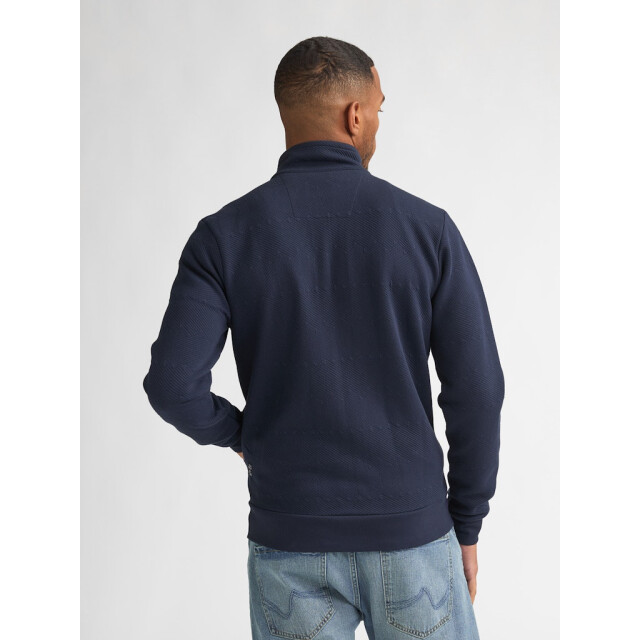 Petrol Industries men sweater collar zip m-1060-swc333 5178 blue 05791.261.0029 large