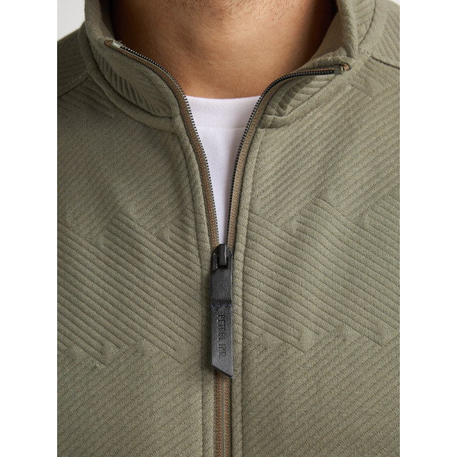 Petrol Industries men sweater collar zip m-1060-swc333 6134 dusty army 05791.340.0007 large