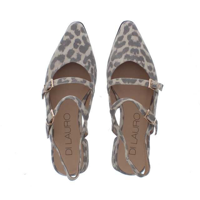 Di Lauro Dalmazia slingback 2 gesp | maat: | | dames | suede 111094 large