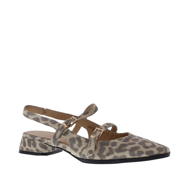 Di Lauro Dalmazia slingback 2 gesp | maat: | | dames | suede 111094 large