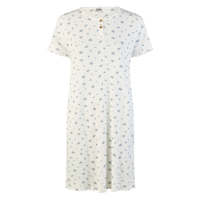 By Louise Dames nachthemd korte mouw gebloemd BL-6236-02 large