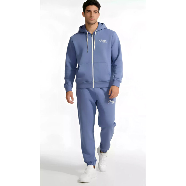 Indigo Denim Denim joggingpak heren royal blue ID084 large