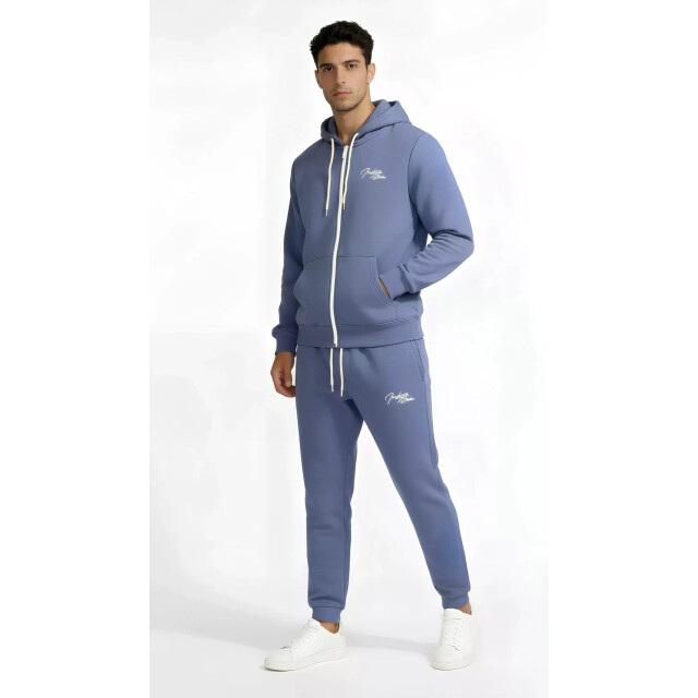 Indigo Denim Denim joggingpak heren royal blue ID084 large