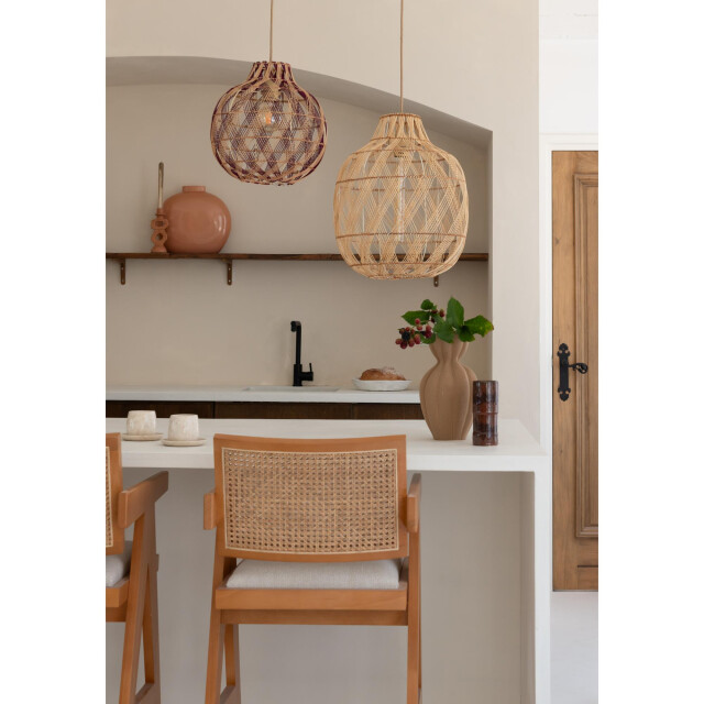 Good&Mojo Hanglamp mendoza naturel Ø40cm 3082118 large