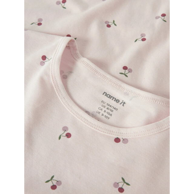 Name It Meisjes korte pyjama set shortama nkfnightset roze kersen print 13257119-Mauve Morn large