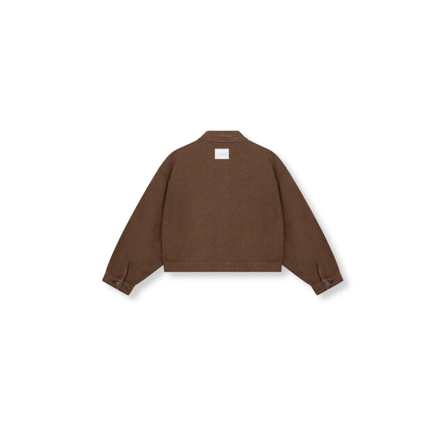 Refined Department R2602473889 ladies woven oversized studded jeans jacket honni R2602473889 ladies woven oversized studded  jeans jacket HONNI large