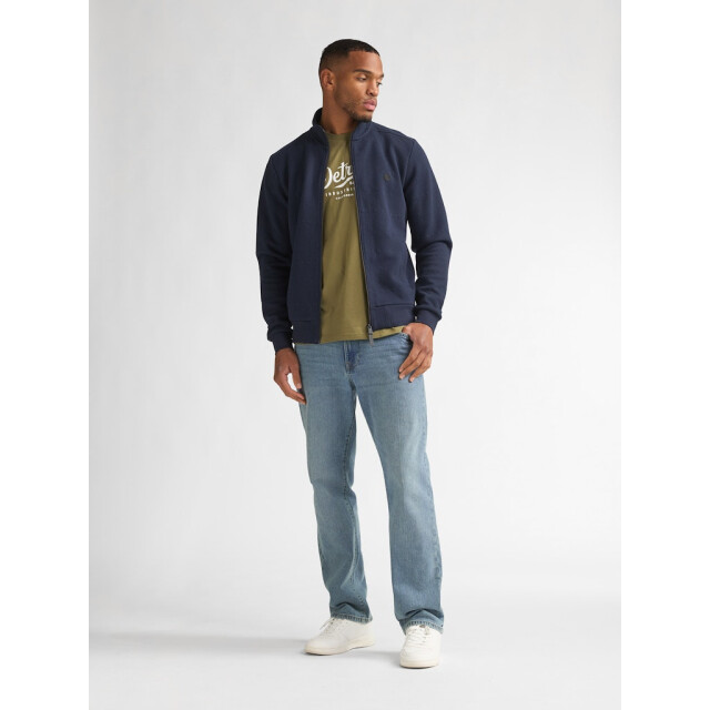 Petrol Industries men sweater collar zip m-1060-swc333 5178 blue 05791.261.0029 large