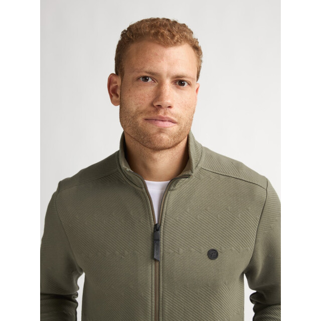 Petrol Industries men sweater collar zip m-1060-swc333 6134 dusty army 05791.340.0007 large