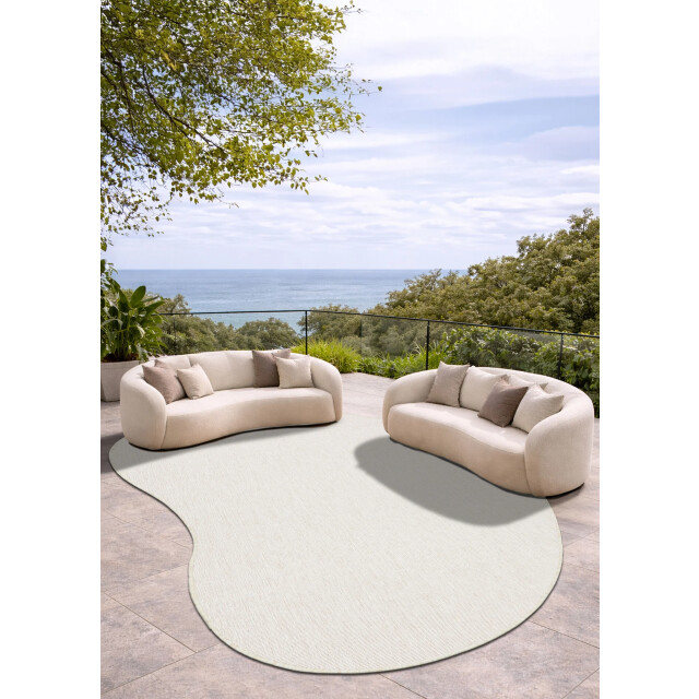 Muratap Brussels uni buitenkleed – organisch effen indoor & outdoor vloerkleed – 3192032 large