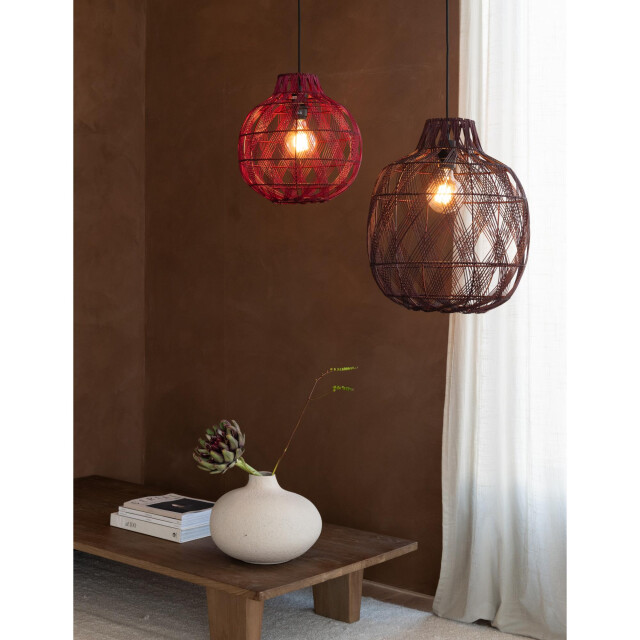 Good&Mojo Hanglamp mendoza bordeaux Ø40cm 3082119 large