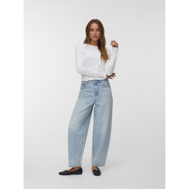 Vero Moda Vmbillie hr barrel ank jeans mix ga noos blue denim 4107.35.0030 large