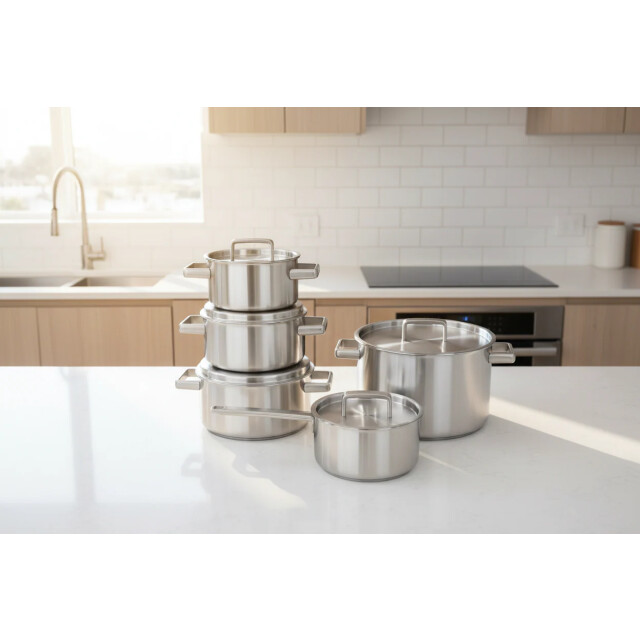 Habonne King soeppan 24 cm rvs met deksel 4828 large