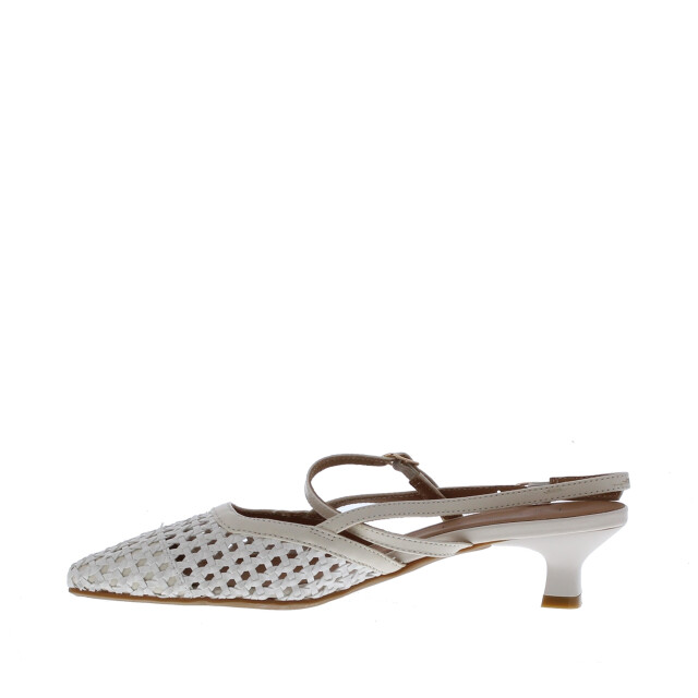 Di Lauro Dania vlecht open hiel | maat: | | dames | leer 111088 large