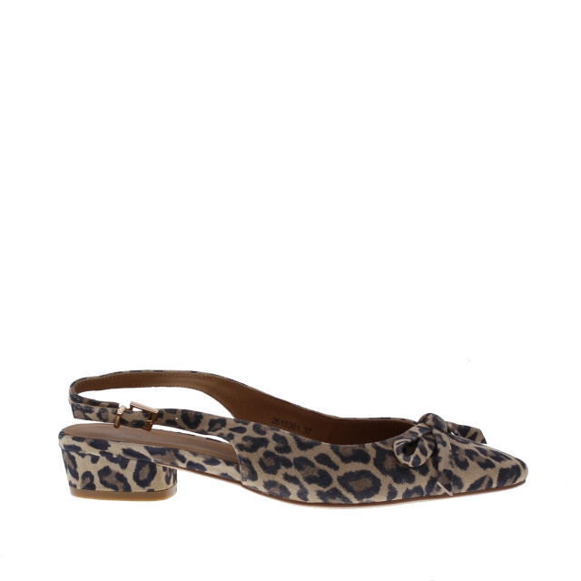 Di Lauro Daria-1 slingback leo | maat: | | dames | suede 111090 large