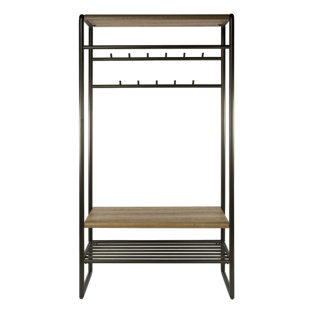 Hoyz garderobemeubel luno 100cm drift brown 3491282 large