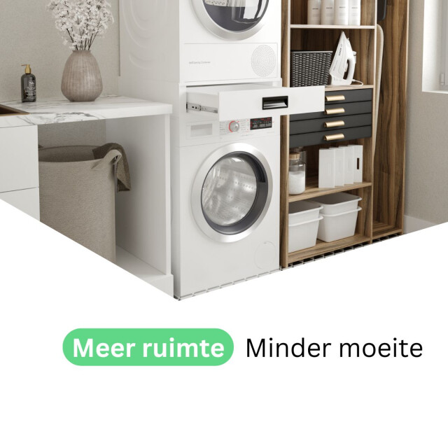 Wasophoogte ® tussenstuk wasmachine & droger met lade - 3508656 large
