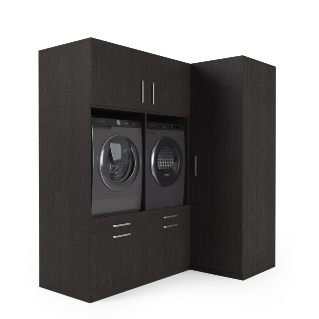 Wasophoogte Wasmachine kast bern – Ébène 3508657 large