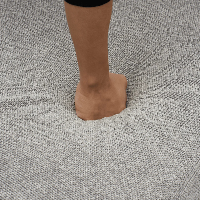 CaliCosy 3-zits slaapbank in stof met chaise longue l219 cm louison 3508816 large