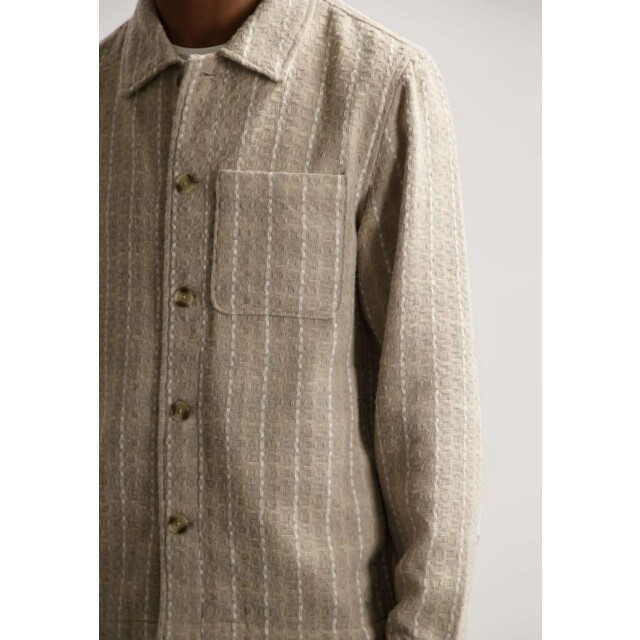 Dstrezzed Lino check overshirt 155004-251 large