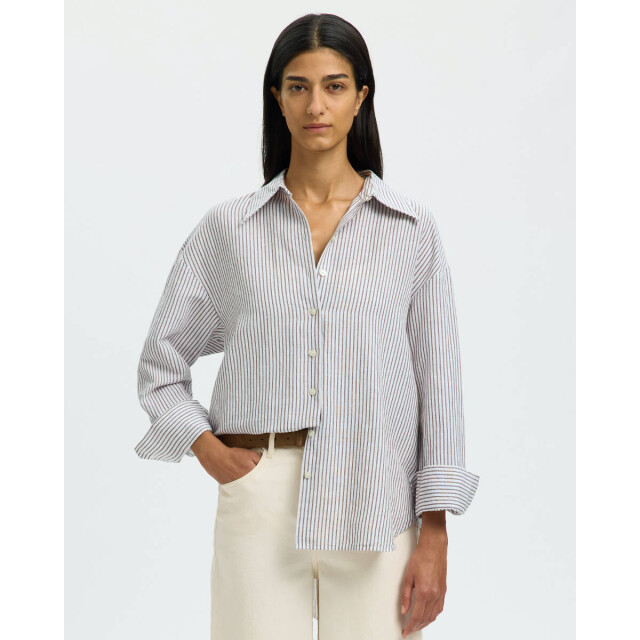 Selected Femme Blouse lange mouw 16099876 cleo Selected Femme Blouse lange mouw 16099876 CLEO large