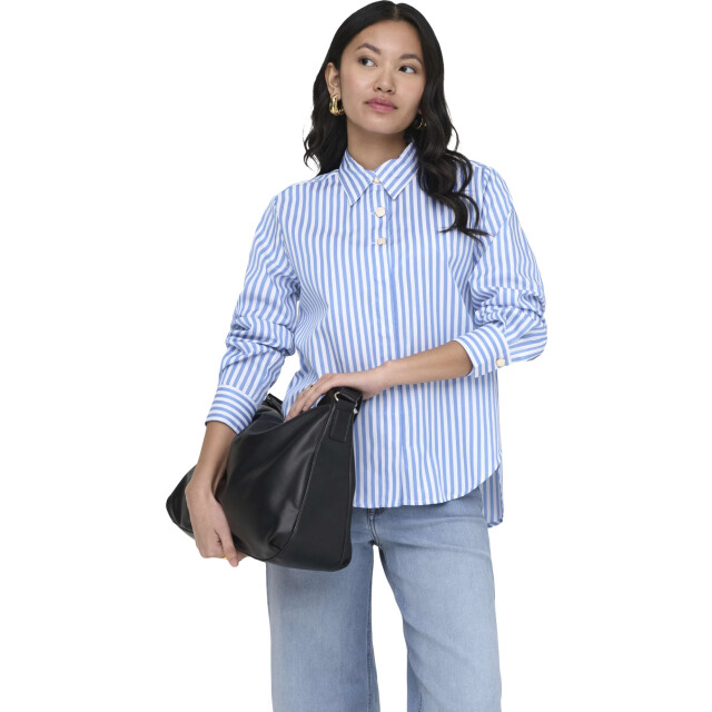 Only Onllyra oregon l/s shirt wvn provence/cloud dance 15369914-200030001 large