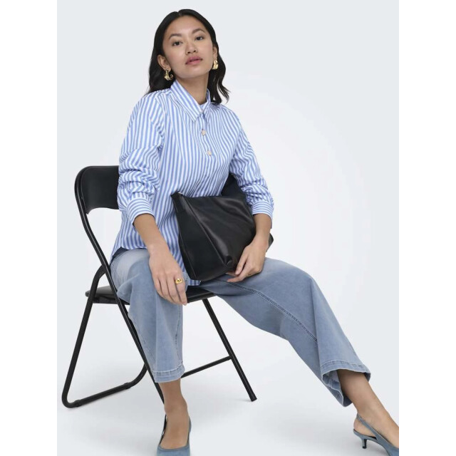 Only Onllyra oregon l/s shirt wvn provence/cloud dance 15369914-200030001 large