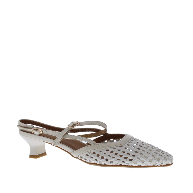 Di Lauro Dania vlecht open hiel | maat: | | dames | leer 111088 large