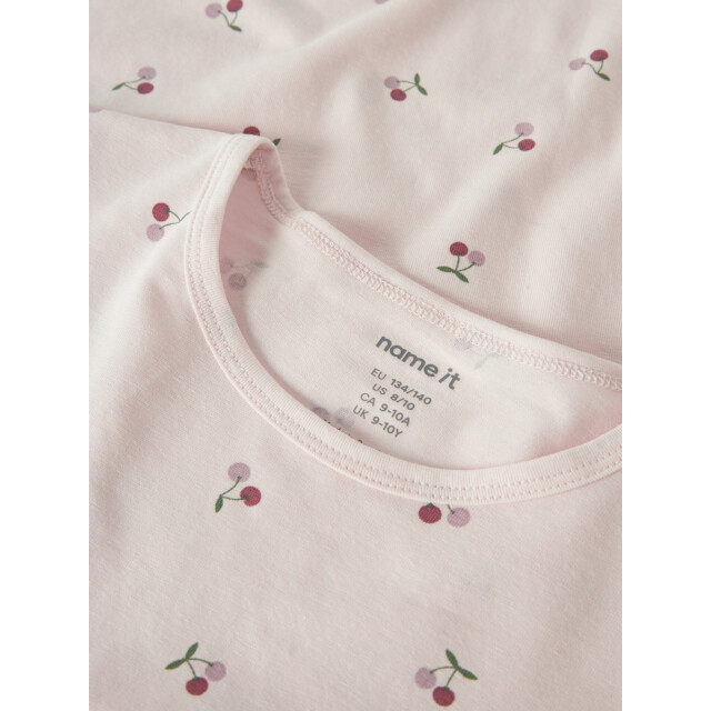 Name It Meisjes korte pyjama set shortama nkfnightset roze kersen print 13257119-Mauve Morn large