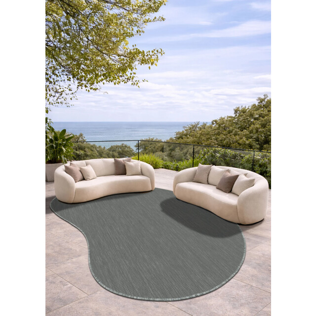 Muratap Brussels uni buitenkleed – organisch effen indoor & outdoor vloerkleed – 3192044 large