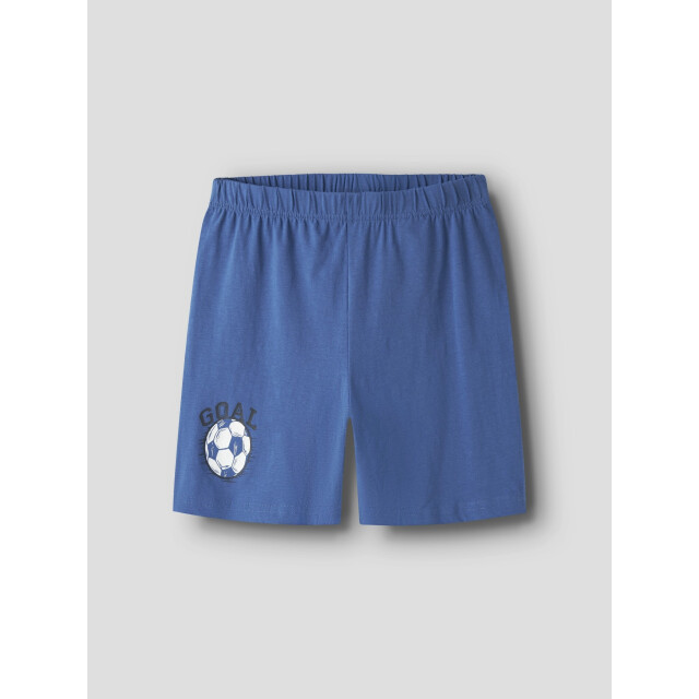 Name It Jongens korte pyjama set shortama nkmnightset blauw voetbal print 13257123-Delft large