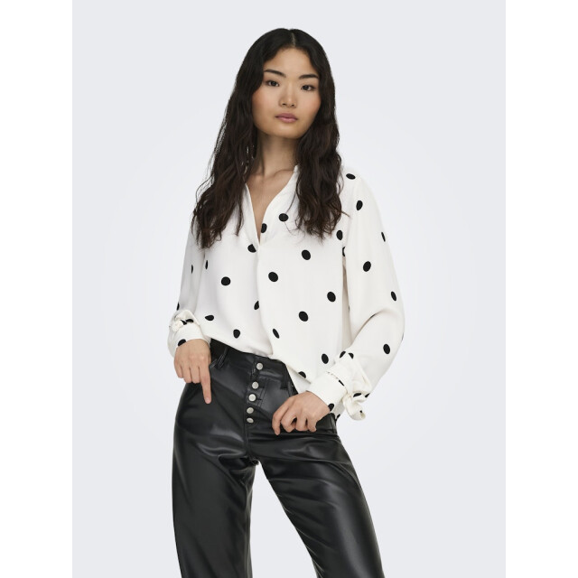 Only Onlbelem ls bow top wvn sud ecru dessin 4389.08.0033 large