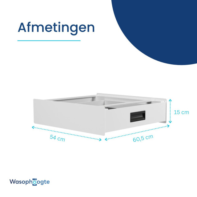 Wasophoogte ® tussenstuk wasmachine & droger met lade - 3508656 large