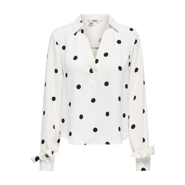 Only Onlbelem ls bow top wvn sud ecru dessin 4389.08.0033 large