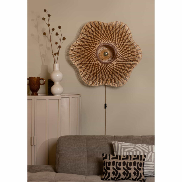 Good&Mojo Wandlamp madura naturel Ø87cm 3082131 large