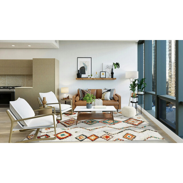 AFK Living Shaggy tapijt etnisch zacht en volumineus native 3445624 large